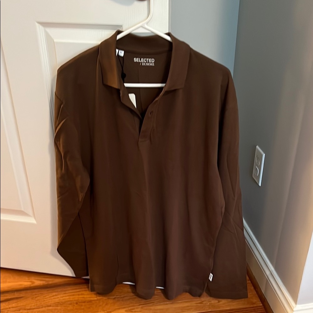 Classic Brown Polo Shirt Timeless Design